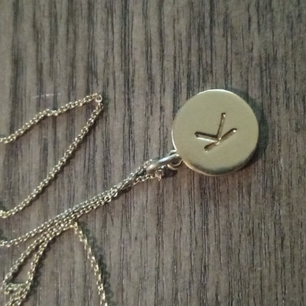 One In A Million Script Necklace Initial K Kate S… - image 5